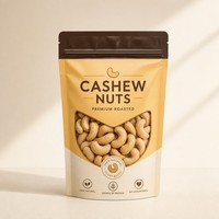 Bolsa con Cierre Vertical Personalizada JIAHE, Reciclable, con Ventana, para Nueces de Anacardo, 250g 500g, Mylar de Grado Alimenticio, Venta al Por Mayor