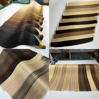 Cheveux humains brésiliens lisses de haute qualité, 100 % vierges, non traités, à cuticules alignées, double tirage, 22 pouces, vente en gros AzurePlume