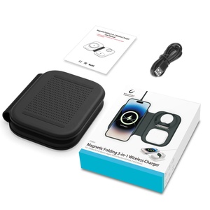 Nueva estación plegable <span class=keywords><strong>de</strong></span> <span class=keywords><strong>cargador</strong></span> inalámbrico rápido magnético 3 en 1 <span class=keywords><strong>de</strong></span> 15 vatios con protección OTP para 12 <span class=keywords><strong>Pro</strong></span>/AirPod <span class=keywords><strong>Pro</strong></span>/iWatch 7 - Product Image 6