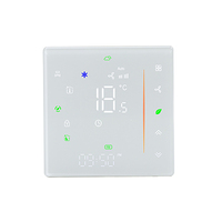 Tuya WiFi Smart Fan Coil Unit 2/4 Pipe Central Climatiseur Thermostat Écran tactile Économie d'énergie HVAC FCU Utilisation hospitalière
