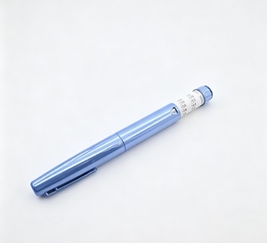 Mass Production Durable Injection <b>Pen</b> Gold Plated Shell 3ml Cartridge Adjustable 0-60IU Reusable Skin Care Dosing Device - Product Image 1