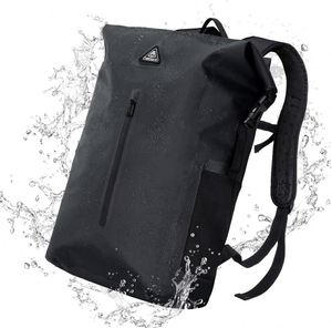 Free Sample Men Women polyester Pet Anti Theft <b>Roll</b> <b>Top</b> <b>Backpack</b> Casual Travel Laptop <b>Backpack</b> Water Resistant College School - Product Image 1