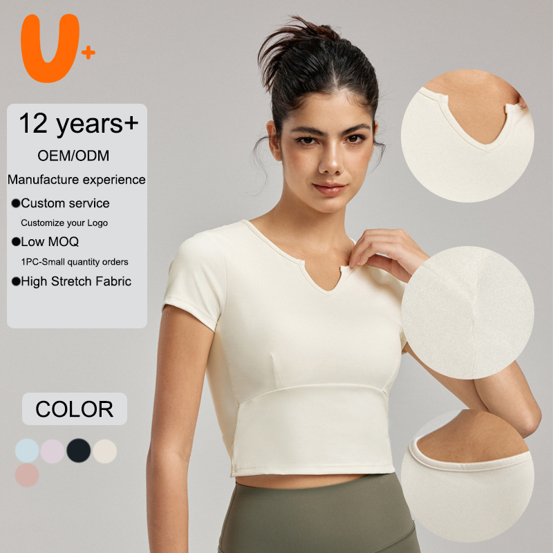 Yoga Shirts High Elastic Lightweight Yoga T Shirt Women's Sportswear Breathable Comfortable Gym Fitness Fitted Sports Clothing