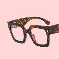Gafas Ópticas Unisex de Moda, Montura Cuadrada Completa Personalizada, Gafas con Bloqueo de Luz Azul para Leer