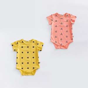 Nouvelles collections de vêtements pour enfants en gros : Robes simples, designs en coton Pima, barboteuses pour bébés - Product Image 1