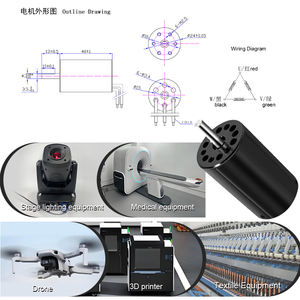 RB BLDC 고토크 3000와트 12볼트 DC 모터 1000W DC 모터, 룸 쿨러용 브러시리스 DC 진동 모터 - Product Image 3