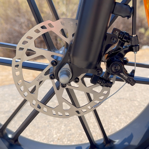 Vélos électriques de montagne avec batterie amovible 48V17AH, cadre en acier haute teneur en carbone de 20 pouces avec sac de rangement pour la conduite tout-terrain sur terrains variés - Product Image 3
