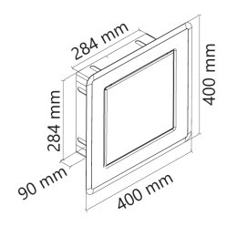 B-WARE: Porta di ingresso QUATTRO PUSH (Bianco) - Product Image 4