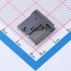 ZX-TF-281.8X SD Card / Memory Card Connector SMD Connector Self-Return Type MicroSD Card (TF Card) Card Holder 2.8mm - Product Image 2