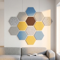 Panneaux muraux acoustiques écologiques en laine de bois Hayhoe, NRC 80%, ignifuges, absorption acoustique très efficace, isolation, installation facile en DIY