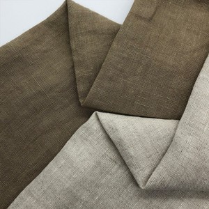 Tissu en lin ciré pur OEKO TEX 100% lin français multicolore doux tissé style uni pour canapé literie textiles de maison - Product Image 3