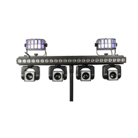 Barre en T Portable avec interrupteur au pied DJ éclairage LED Kit de système d'éclairage de barre de fête Derby laveuse tête mobile Led éclairage de scène