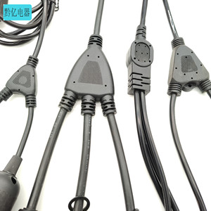สายพ่วง Nema 2 ช่องเสียบ 15A สายไฟ PVC สำหรับเครื่องใช้ไฟฟ้าภายในบ้าน - Product Image 1
