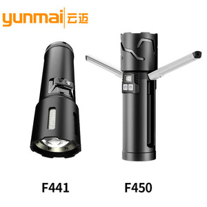 Led Flashlight 30W <b>Rechargeable</b> With Digital Display White Light Multi Function <b>Torch</b> - Product Image 3
