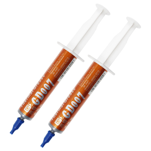 2 Pieces Net Weight 15 Grams Gray <strong>GD007</strong> 6.8W/M-K Thermal Conductive Grease Paste Plaster Heat Sink Compounds for CPU LED GPU - Product Image 1