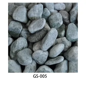 GS-005 Haiyang 녹색 장식 자연 자갈 돌 자갈 돌