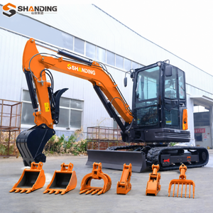 Mini-excavatrice hydraulique 1 tonne, 2 tonnes, 2,5 tonnes, moteur Kubota, Euro 5, CE, EPA, micro-excavatrice domestique, petite excavatrice agricole à vendre - Product Image 1