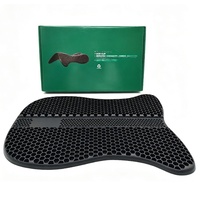 Coussin de selle respirant antidérapant en silicone alvéolé, version coffret cadeau, protection dorsale absorbant les chocs pour cheval