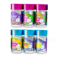 Pot à bébé Jeeter 2,5 g, emballage transparent, anti-odeur, recyclable, résistant aux enfants, avec bouchon CRC