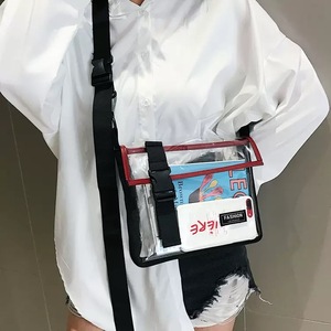 Bolsa <span class=keywords><strong>de</strong></span> Mano Transparente Personalizada <span class=keywords><strong>de</strong></span> PVC, Bolsa <span class=keywords><strong>de</strong></span> Almuerzo Impermeable Transparente con Correa Ajustable, Bolsas <span class=keywords><strong>de</strong></span> Plástico Reutilizables - Product Image 3