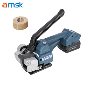 V1 điện Baler cầm tay không tốn kém THÙNG GỖ thép gạch di động nhỏ nóng chảy Pin đóng Gói máy đóng đai - Product Image 3