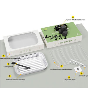 فرن شواء محمول عالي الجودة للاستخدام الخارجي، فرن كربون صغير بدون دخان للمنزل والتخييم - Product Image 5