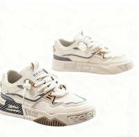 Chaussures pour hommes, nouvelles chaussures plates décontractées polyvalentes, originales, de niche, chaussures de sport à semelle épaisse, chaussures tendance augmentant la taille