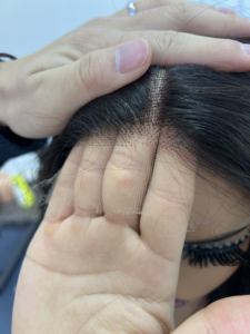 30-40 英寸 5x5 深波浪透明高清巴西印第安人发假发 180% 密度长款 - Product Image 5