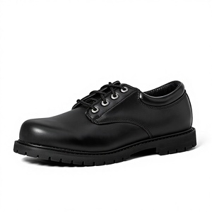 For <strong>Mens</strong> Cottonwood Elks Oxfords Monk Strap <strong>Slip</strong>-<strong>On</strong> Square Toe Solid Black Leather <strong>Shoes</strong> 9.5 <strong>UK</strong> - Product Image 2