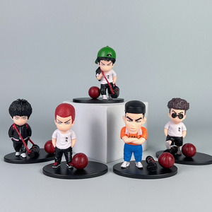 ฟิกเกอร์มิตซุย โคโตบุกิ ซากุรางิ รุคาวะ คาเอเดะ อาคางิ ทาเคโนริ มิยากิ ริโยตะ มินิ พีวีซี แอคชั่นฟิกเกอร์ สแลมดังค์ รุ่น Q ชุด 5 ตัว - Product Image 2