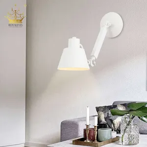 Energiebesparing Verstelbare Custom Hotel Wandmontage Bedlampje Minimalistische Klassieke Loft Up & Down Arm