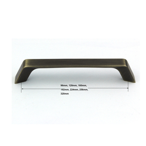 Fine Workmanship Zinc Alloy Chrome <strong>Door</strong> Handle,kitchen Cabinet square Zinc Alloy Pull Handle - Product Image 4