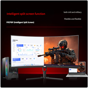 จอเกมมิ่ง AOC CU34G10X ขนาด 34 นิ้ว ความละเอียดใกล้เคียง 4K แบบโค้ง ความละเอียดสูงพิเศษ อัลตร้าไวด์สกรีน อัตราส่วนภาพ 21:9 WQHD 165Hz ปรับได้และหมุนได้ - Product Image 5