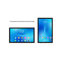 Akıllı ev 15.6 inç duvar montaj Android terminali 4K çözme/WiFi 6/RS485 kontrol Tablet paneli için fabrika/otel otomasyonu