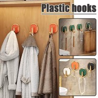 1 buah gantungan dinding mewah bebas lubang, rak gantungan mantel lengket kuat, tas handuk, pengatur pintu dapur, mudah dipasang