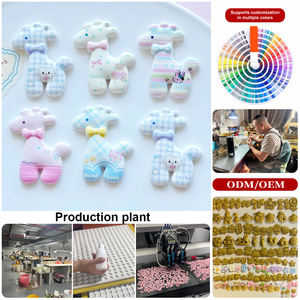 Dijes Acrílicos Planos Zili, Decoraciones <span class=keywords><strong>de</strong></span> Dibujos Animados <span class=keywords><strong>de</strong></span> <span class=keywords><strong>Jirafa</strong></span> y Alpaca, Accesorios para el Cabello, Adhesivos para Carcasas <span class=keywords><strong>de</strong></span> Teléfono, Manualidades - Product Image 2