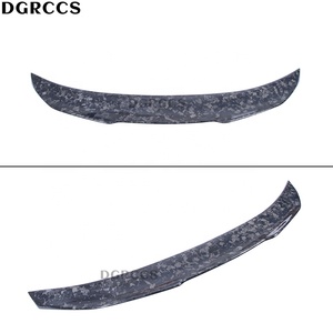 DGRCCS Original Q50 Q50S Q50L Style PSM Aileron arrière en fibre de carbone forgée, peinture UV, poli, non perforé - Product Image 2