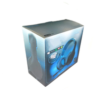 Caja de Embalaje para Auriculares con Logotipo Personalizado, Caja de Color de Alta Gama con Laminación Mate y Relieve para Envíos de Comercio Electrónico y Cajas de Suscripción