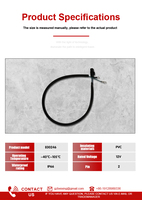 Harness Sensor minyak 6AQ0 rakitan E00246