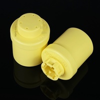 Flacon cylindrique en plastique de 100 ml avec bouchon à vis pour capsules de vitamines, compléments alimentaires, huile de poisson, comprimés de calcium, stockage de produits alimentaires - Qualité alimentaire