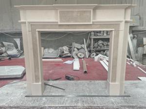 Personalizado bege calcário lareira Frame da fábrica China para projetos interiores - Product Image 2