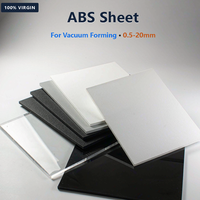 Feuille ABS personnalisée pour thermoformage sous vide 0,5-20 mm, feuille de plastique rigide texturée mate pour thermoformage, panneau PVC PC, découpe CNC