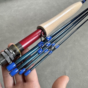 <span class=keywords><strong>Canne</strong></span> à <span class=keywords><strong>Mouche</strong></span> Seehoo Skytouch Switch en Carbone Toray de 9 pieds ou 11 pieds, Action Rapide 2-3wt ou 5wt avec Poignée en Liège Intégrale pour la Pêche à la <span class=keywords><strong>Nymphe</strong></span> en Eau Douce - Product Image 4
