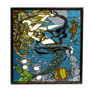 Vitrail de Cathédrale Chinoise Personnalisé, Motif Dame, Fait Main, Structure Solide, Panneau de Fenêtre, Porte, Mur, Double Face, Mur Rideau - Product Image 4