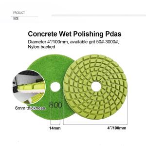 4 "מעובה יותר חיים יהלום בטון ליטוש רפידות יהלום רטוב דיסק ליטוש דיסק ליטוש רצפת בטון - Product Image 5