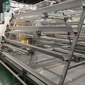 Ouganda Kenya Ferme de volaille nouvel état 4 pneus couche batterie <span class=keywords><strong>Poulailler</strong></span> Poule Cages à vendre à bas prix - Product Image 3
