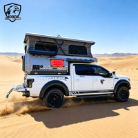 KYKY Camper A02 – Camping-car pick-up en aluminium à coque rigide avec douche et toilettes intégrées pour Gladiator Ranger