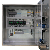Ensemble complet de boîtier de commande électrique en acier inoxydable, boîte de commande de pompe à double alimentation redondante pour le traitement de l'eau