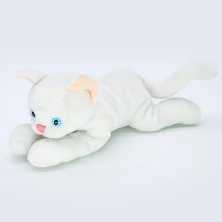 Wholesale cute animal type plush stuffed toy cat