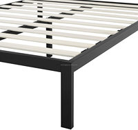 Kostenlose Musterlieferung Plattform-Bett Stahl Eisen Metallbett/Einzelbett Queen-Size Metallbettgestell Großhandel Hochwertig Günstiges Metallbett für Erwachsene
